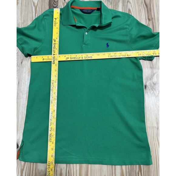 Polo Ralph Lauren Pro Fit GOLF Polo Neck T-Shirt Green Men Size Medium - Picture 6 of 7